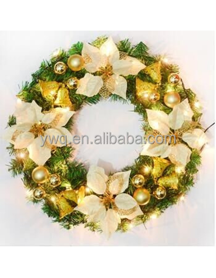 Traditional series christmas decorative diameter natural xmas rattan wreath